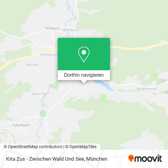 Kita Zus - Zwischen Wald Und See Karte