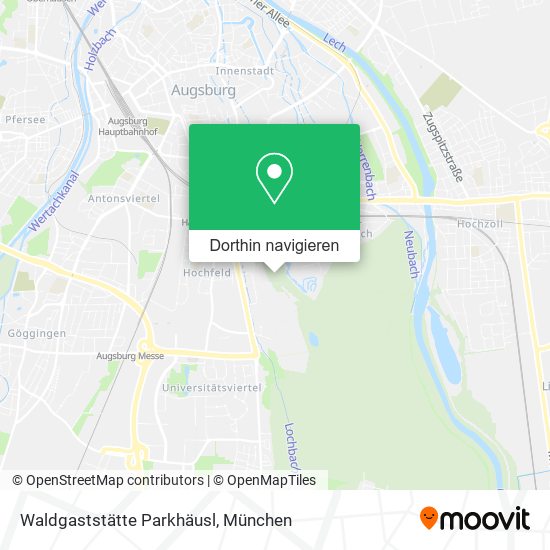 Waldgaststätte Parkhäusl Karte