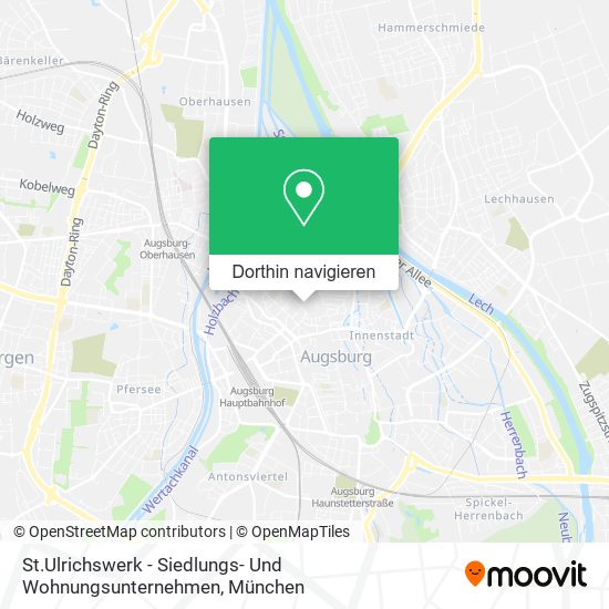 St.Ulrichswerk - Siedlungs- Und Wohnungsunternehmen Karte