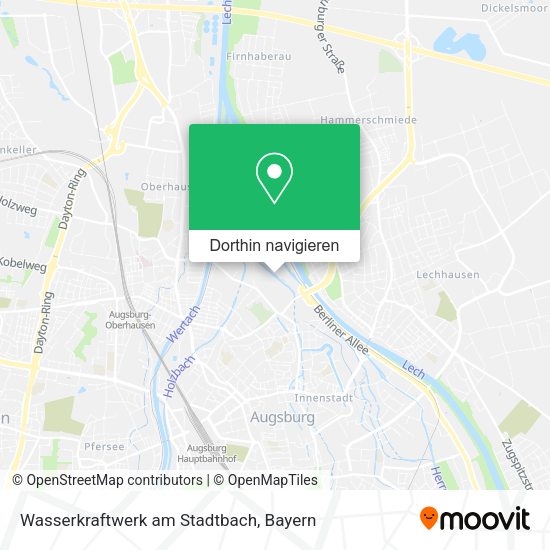 Wasserkraftwerk am Stadtbach Karte