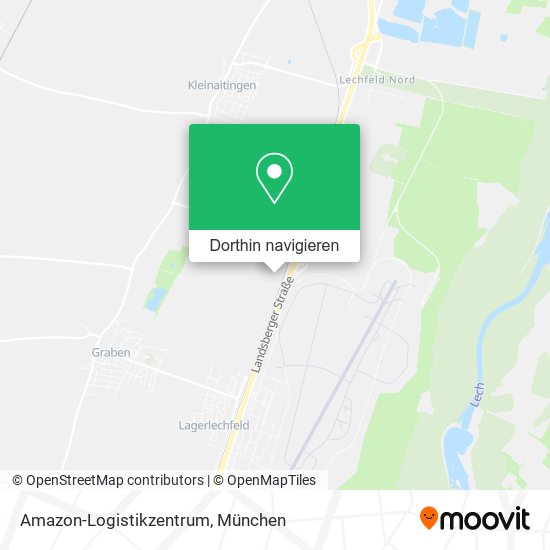 Amazon-Logistikzentrum Karte