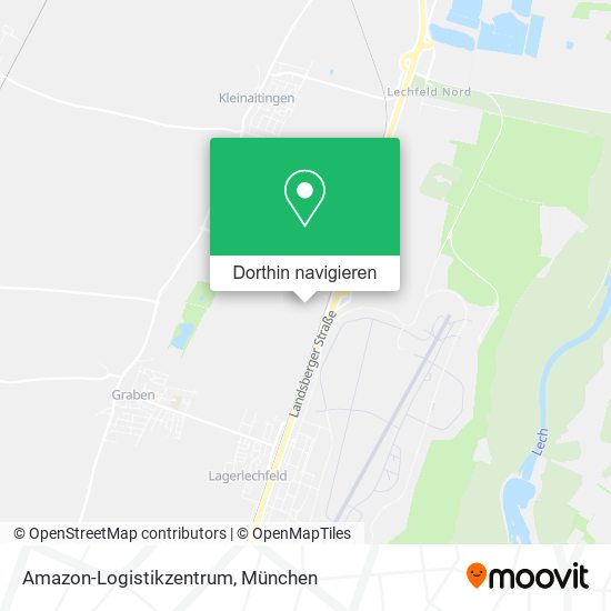 Amazon-Logistikzentrum Karte