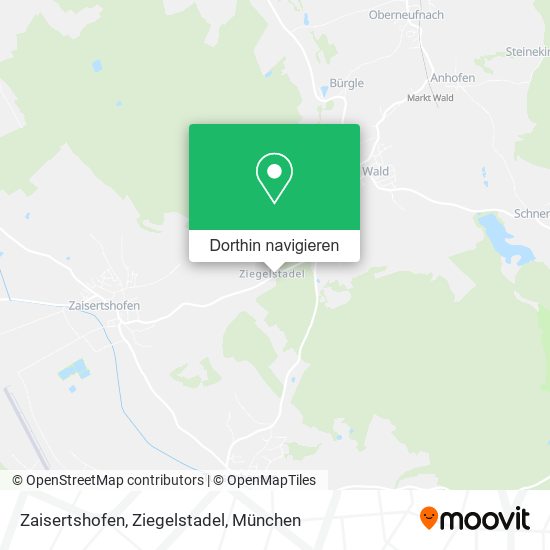Zaisertshofen, Ziegelstadel Karte
