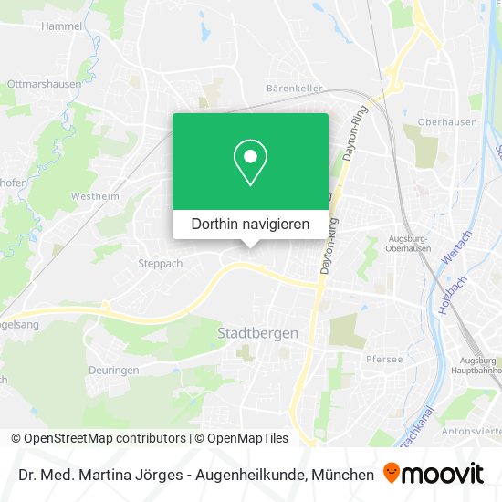 Dr. Med. Martina Jörges - Augenheilkunde Karte