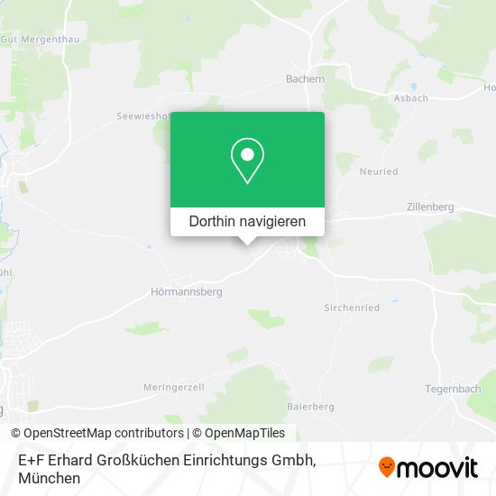 E+F Erhard Großküchen Einrichtungs Gmbh Karte