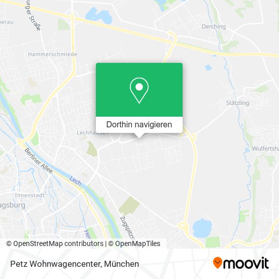 Petz Wohnwagencenter Karte