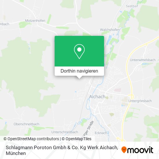 Schlagmann Poroton Gmbh & Co. Kg Werk Aichach Karte