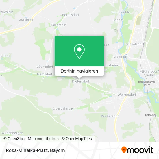 Rosa-Mihalka-Platz Karte