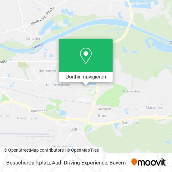 Besucherparkplatz Audi Driving Experience Karte