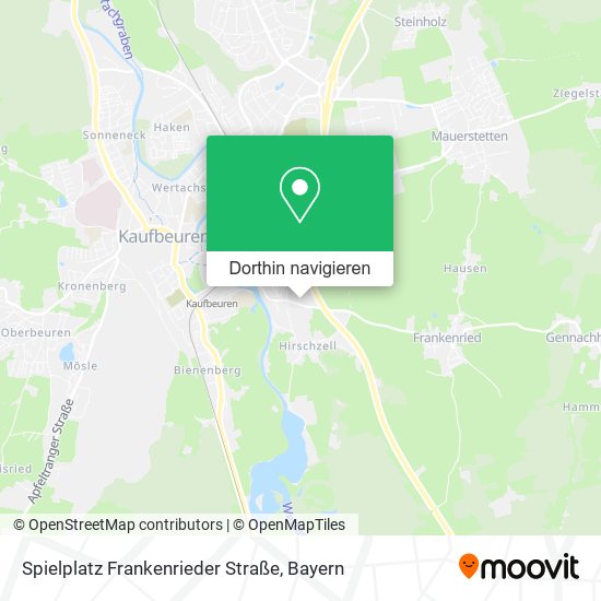 Spielplatz Frankenrieder Straße Karte