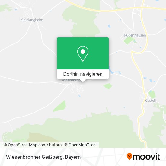 Wiesenbronner Geißberg Karte