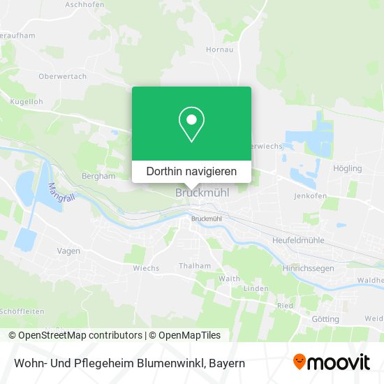 Wohn- Und Pflegeheim Blumenwinkl Karte