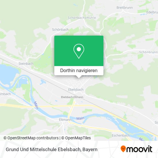Grund Und Mittelschule Ebelsbach Karte