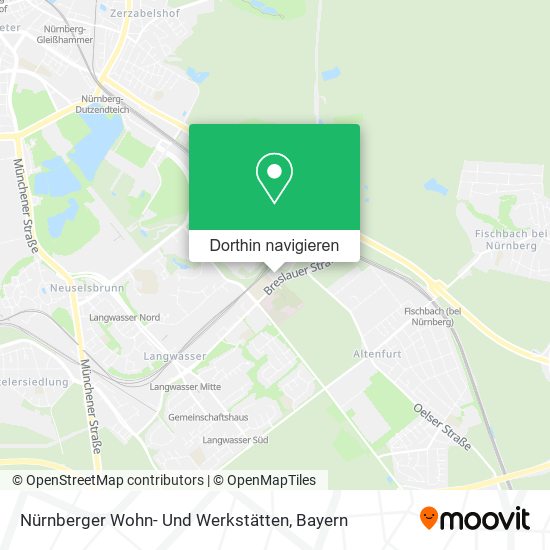 Nürnberger Wohn- Und Werkstätten Karte