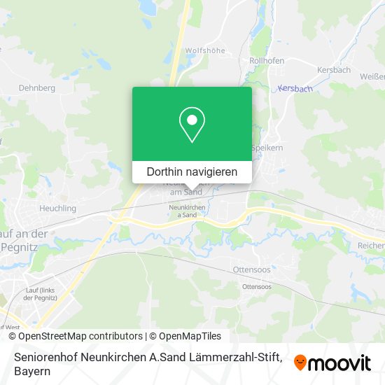 Seniorenhof Neunkirchen A.Sand Lämmerzahl-Stift Karte