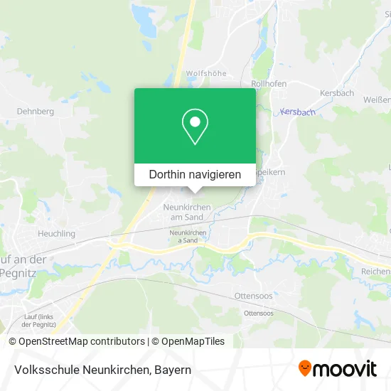 Volksschule Neunkirchen Karte