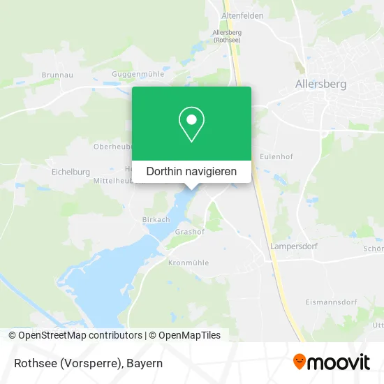 Rothsee (Vorsperre) Karte