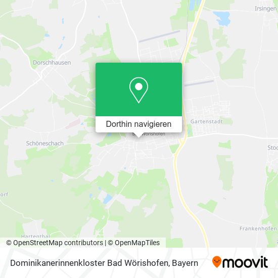 Dominikanerinnenkloster Bad Wörishofen Karte