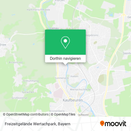 Freizeitgelände Wertachpark Karte