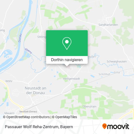 Passauer Wolf Reha-Zentrum Karte