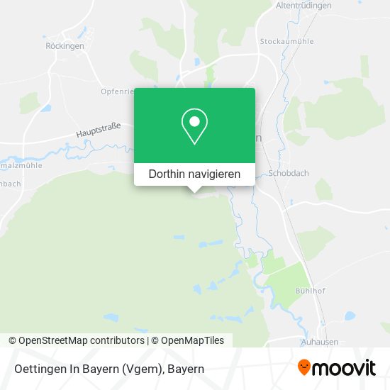 Oettingen In Bayern (Vgem) Karte