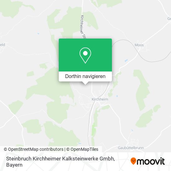 Steinbruch Kirchheimer Kalksteinwerke Gmbh Karte