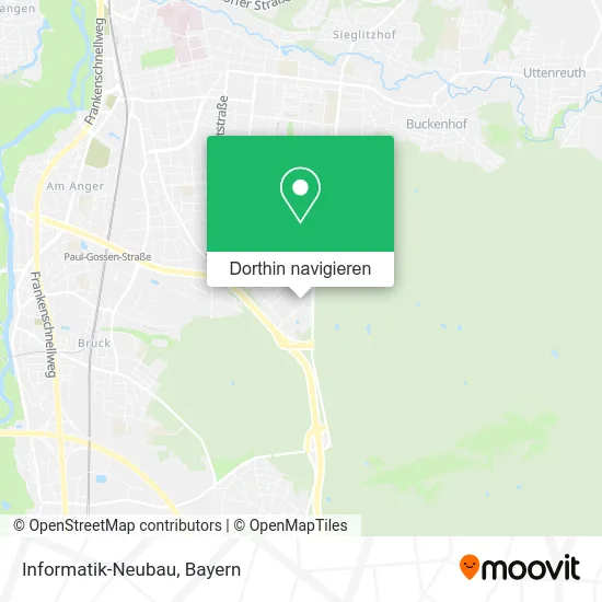 Informatik-Neubau Karte