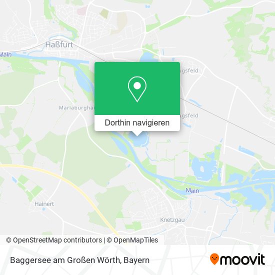Baggersee am Großen Wörth Karte