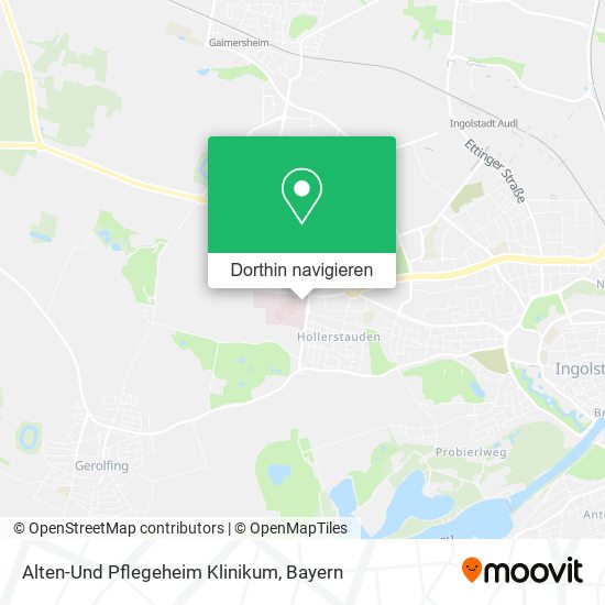 Alten-Und Pflegeheim Klinikum Karte