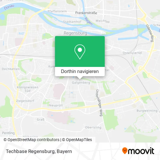 Techbase Regensburg Karte
