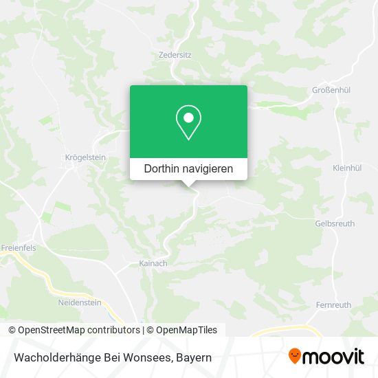 Wacholderhänge Bei Wonsees Karte