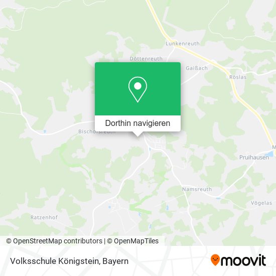 Volksschule Königstein Karte