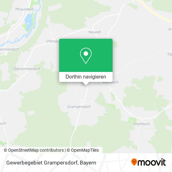 Gewerbegebiet Grampersdorf Karte