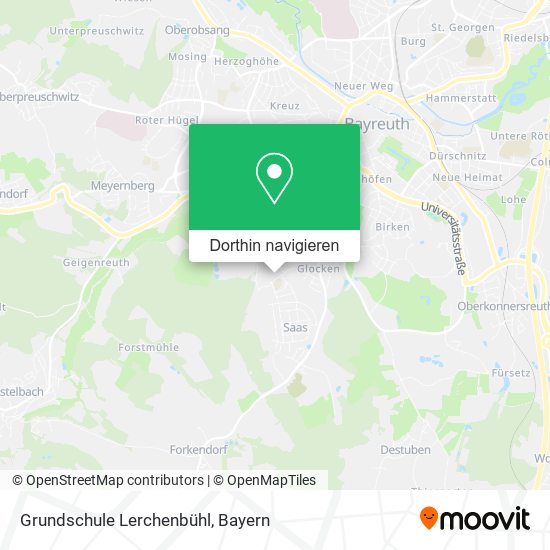 Grundschule Lerchenbühl Karte