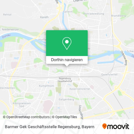 Barmer Gek Geschäftsstelle Regensburg Karte