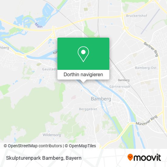 Skulpturenpark Bamberg Karte