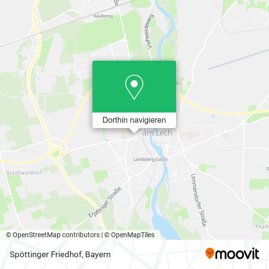Spöttinger Friedhof Karte