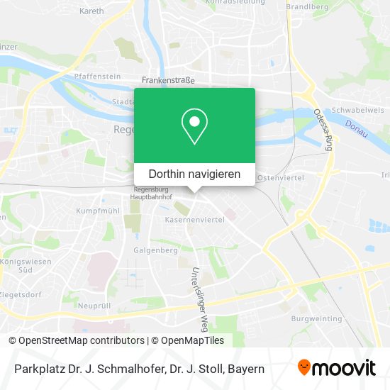 Parkplatz Dr. J. Schmalhofer, Dr. J. Stoll Karte