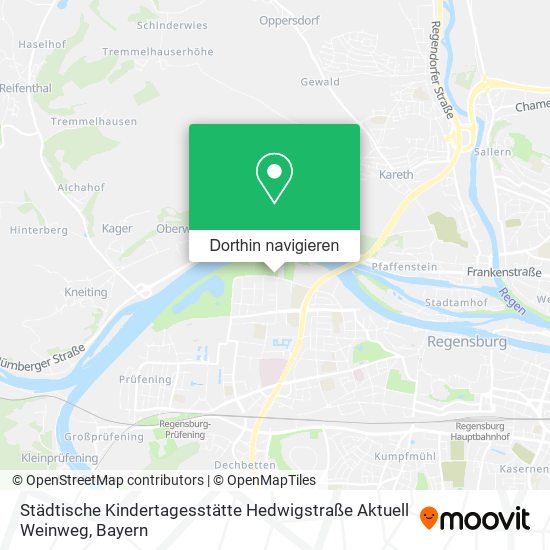Städtische Kindertagesstätte Hedwigstraße Aktuell Weinweg Karte