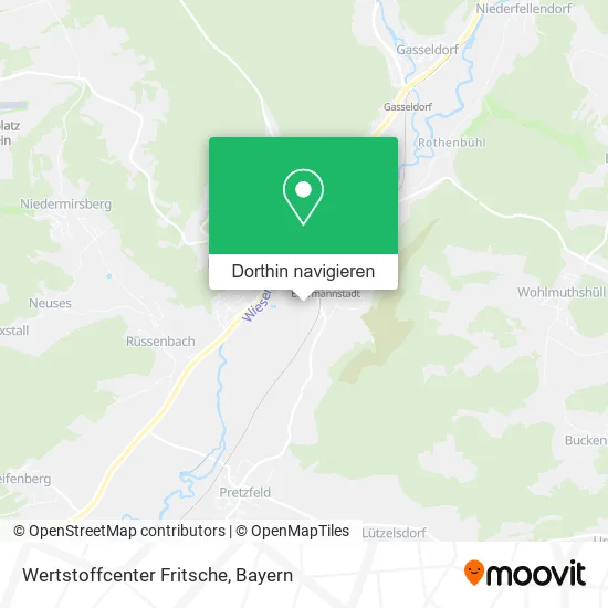 Wertstoffcenter Fritsche Karte