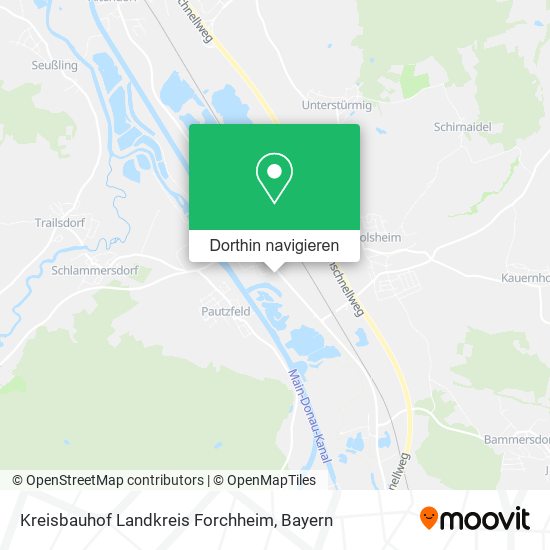 Kreisbauhof Landkreis Forchheim Karte