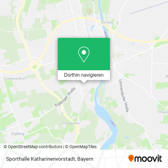 Sporthalle Katharinenvorstadt Karte