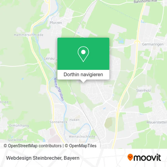 Webdesign Steinbrecher Karte