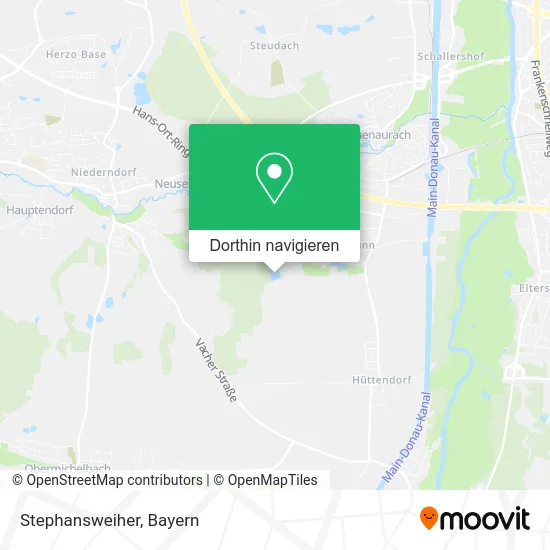 Stephansweiher Karte