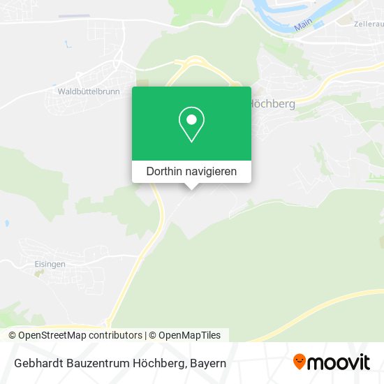 Gebhardt Bauzentrum Höchberg Karte