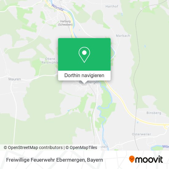 Freiwillige Feuerwehr Ebermergen Karte