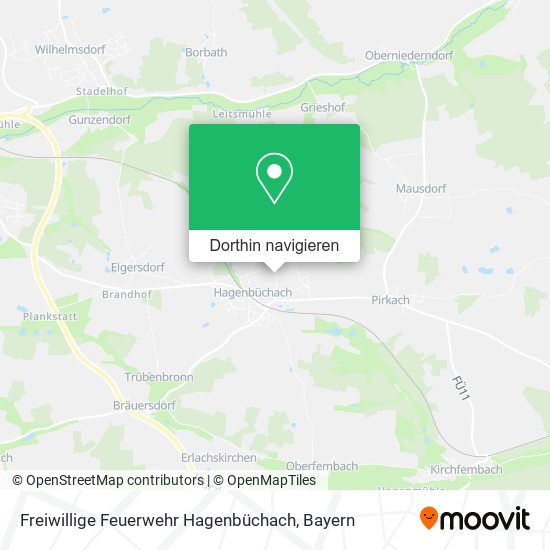 Freiwillige Feuerwehr Hagenbüchach Karte