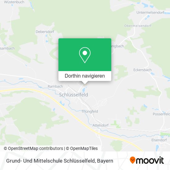 Grund- Und Mittelschule Schlüsselfeld Karte