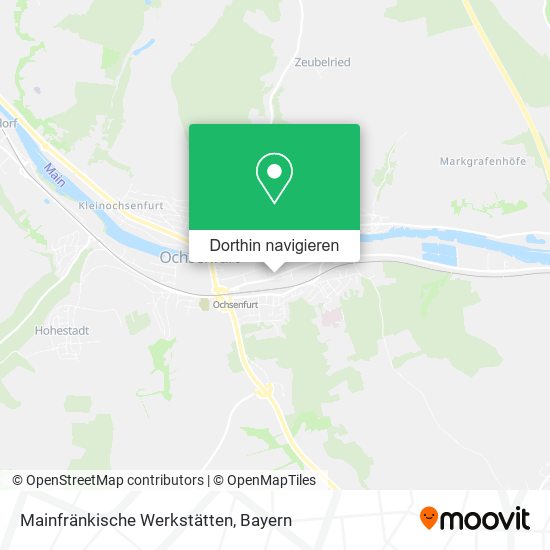 Mainfränkische Werkstätten Karte