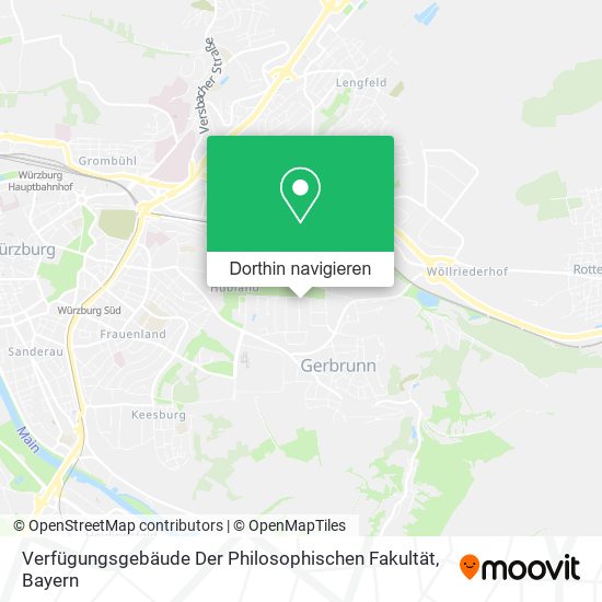 Verfügungsgebäude Der Philosophischen Fakultät Karte
